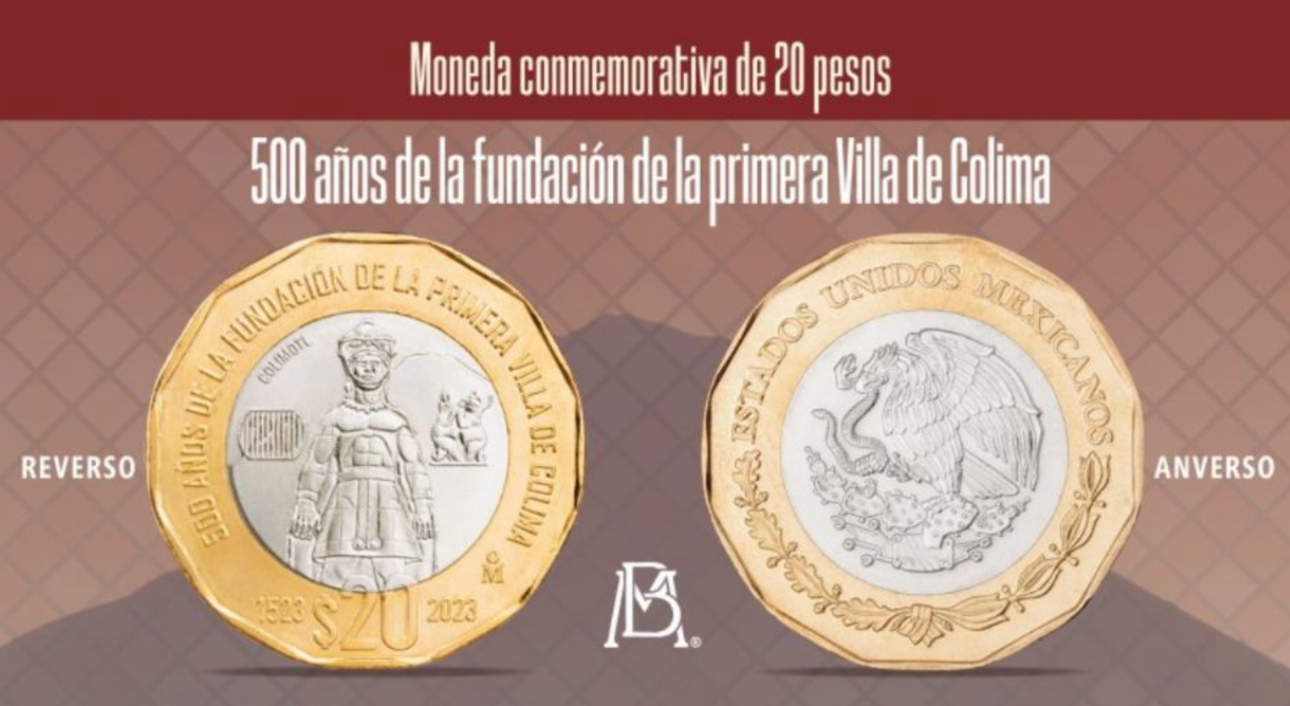 Banxico presenta nueva moneda de 20 pesos